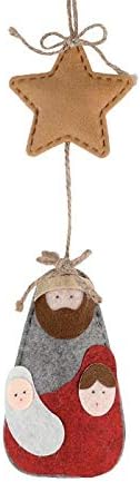 burton+BURTON Hand Crafted Felt Nativity Ornament